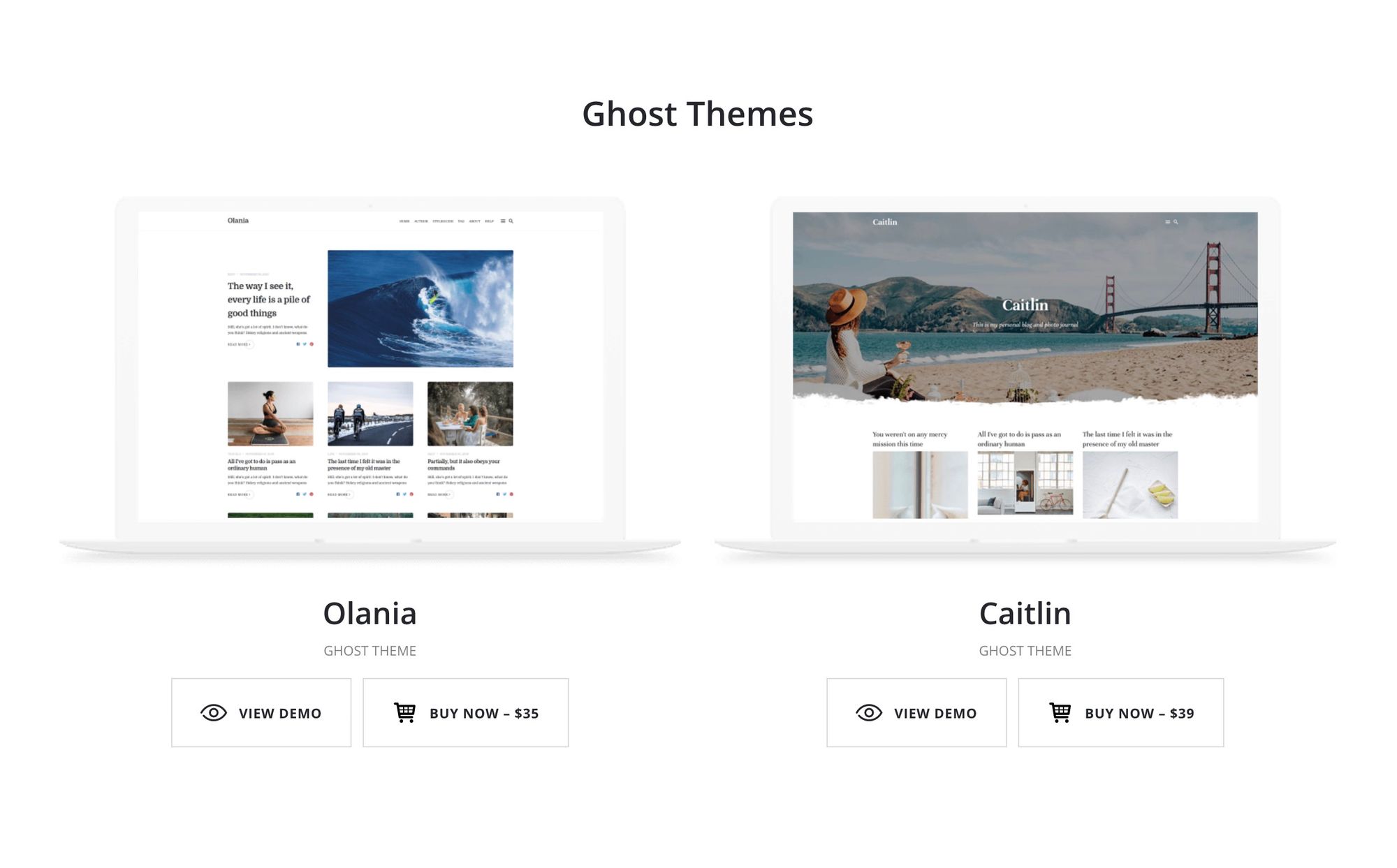 The best places to find Ghost Themes in 2020